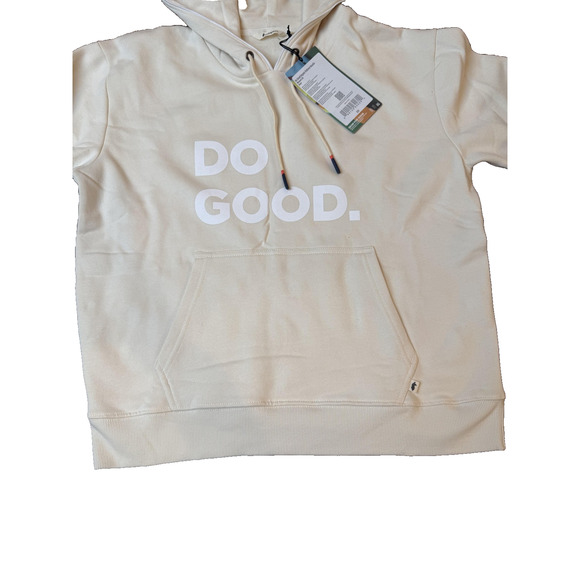 Cotopaxi Hoodie Womens Medium Beige Do Good Organic Pullover Sweatshirt Cream - Picture 2 of 8